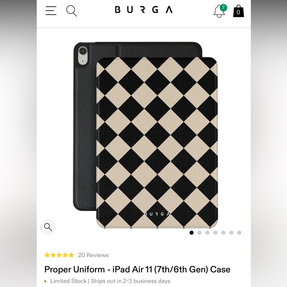 BURGA BRAND BEW Proper Uniform - iPad Air 11 (7th/6th Gen) Case